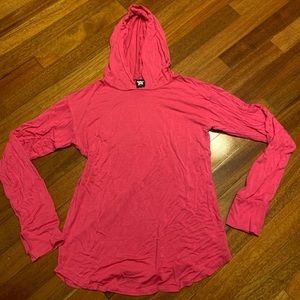 Pixie lane simply soft long sleeve hoodie tee with thumb holes! Pink! Size 11/12